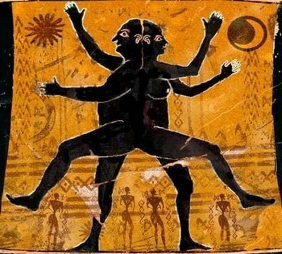 Plato androgynous human Androgyny on an ancient Greek amphora male sun female moon