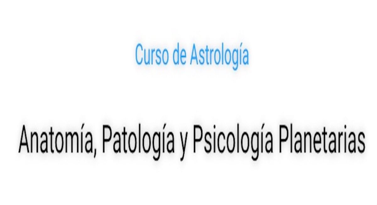 Anatomía, Patología y Psicología Planetarias